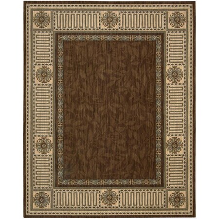 Nourison Vallencierre Area Rug Collection Brown 3 Ft 6 In. X 5 Ft 6 In. Rectangle 99446619259
